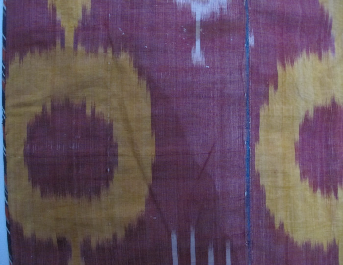 Large Silk Ikat Panel